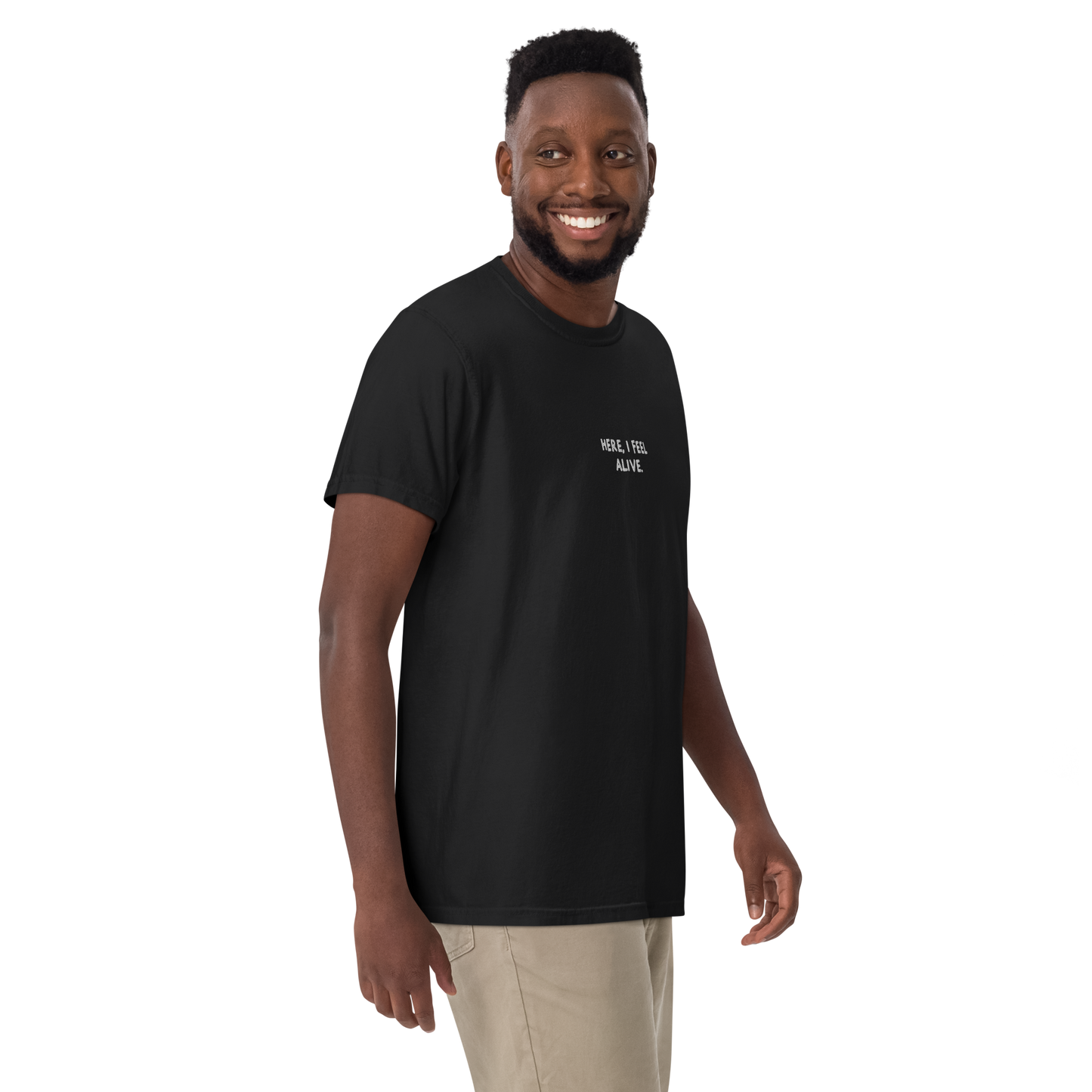 Unisex garment-dyed heavyweight t-shirt